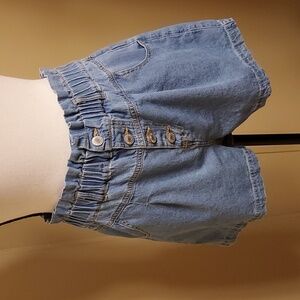 Love Tree High Waist Button Fly Denim Shorts
